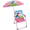Garden Furniture - FUN HOUSE - Gabby and the Magic House Folding Chair H.53 X W.38.5 X D.37.5 Cm with 65 Cm Parasol