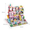 400 Villa Building Blocks Small Particle Puzzle Assembly Brick Set Castle Brick Toy Figure Brick Toy