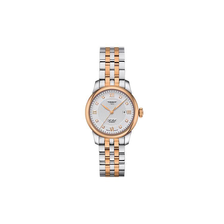Tissot Часы Le Locle с автоматическим механическим механизмом, водозащитой 30 м, серебристым циферблатом 29 мм, браслетом из нержавеющей стали, женские часы T006.207.22.036.00