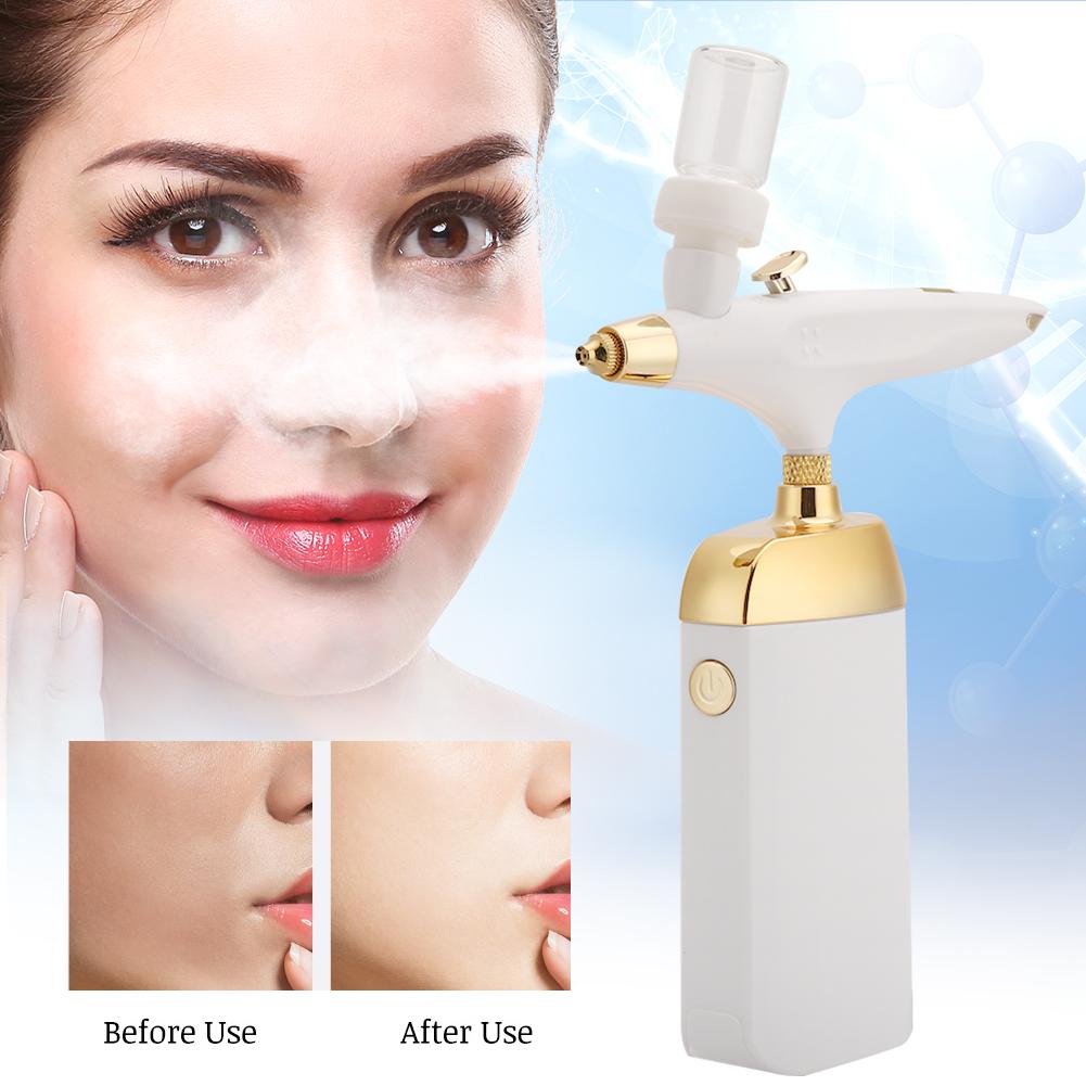 Ручной аппарат для увлажнения кожи с кислородной инъекцией, аэрограф, набор для татуировок, распылитель краски, белый
