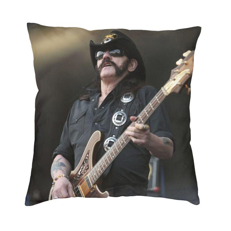 Hot Sale Retro Rock Singer Lemmy Cushion Cover cm Velvet Throw Pillow Case for Living Room Sofa Bedding Pillowcase