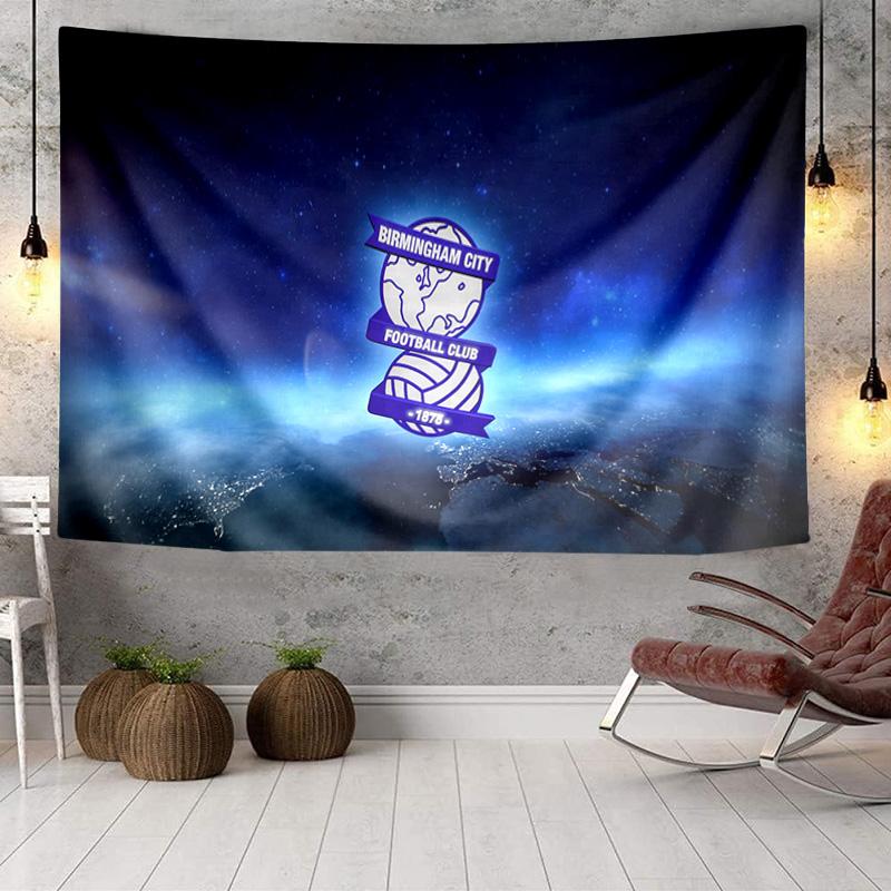 Birmingham Football Club Tapestry, Unique Design Tapestry, Wall Decor for Bedroom,Livingroom, Playroom,Heartwarming Fan Holiday Gifts