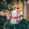 Рождественский Санта-Клаус подвесной орнамент акриловый кулон общежитие домашний декор Рождество для автомобиля подарок