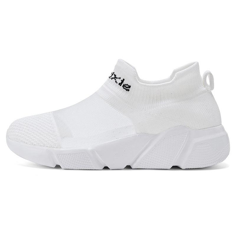 Весна и лето мужские рваные рыбные новые туфли женские повседневные одинарные туфли с одной педалью дышащие носки спортивная обувь женская