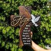 Religious Christian Cross Wooden Wall Faith Hope Catholic Church Christian Decor