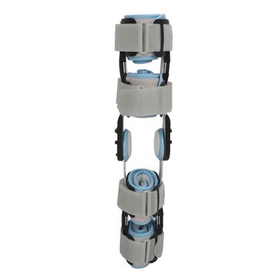 Шарнирный коленный бандаж с противоскользящим креплением, регулируемый угол натяжения, медицинский послеоперационный стабилизатор колена для