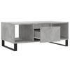 Coffee Table Concrete Gray 90 x 50 x 36.5 cm Particleboard