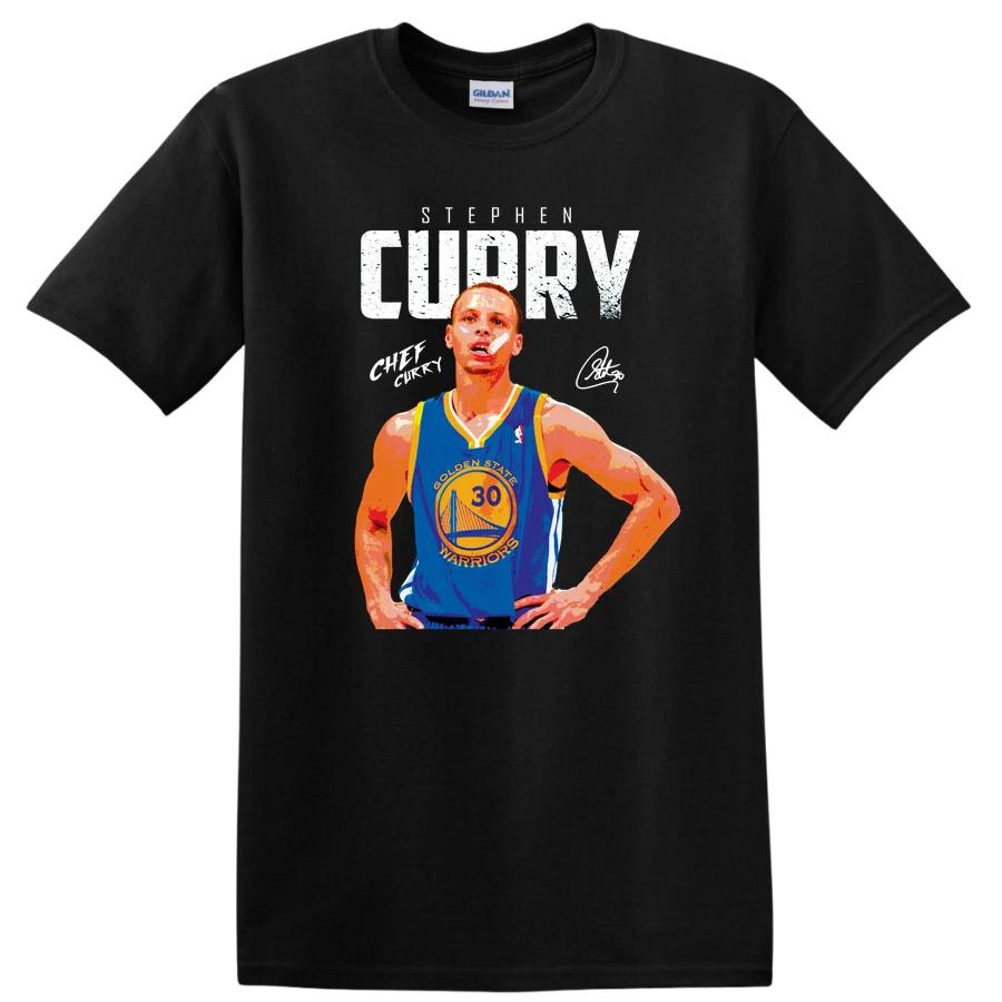 Баскетбольная футболка Golden State Warriors Стеф Карри Графическая футболка Крутой дизайн