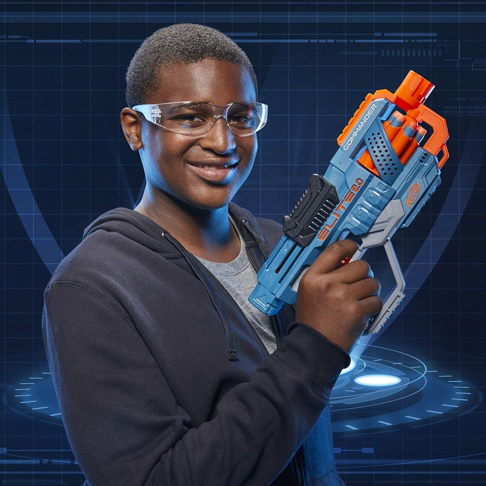 HASBRO NERF Elite 2.0 Commander RD-6 Ручной Бластер с 12 Снарядами, Возраст 8+