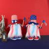 Independence Day Faceless Old Man Doll Cute Flag Standing Doll Rudolph Window Decorations
