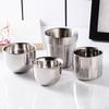 350ml/500ml Stainless Steel Double Wall Beer Mug Silver Coffee Cup Portable Travel Office Water Cups Drinkware Tumbler