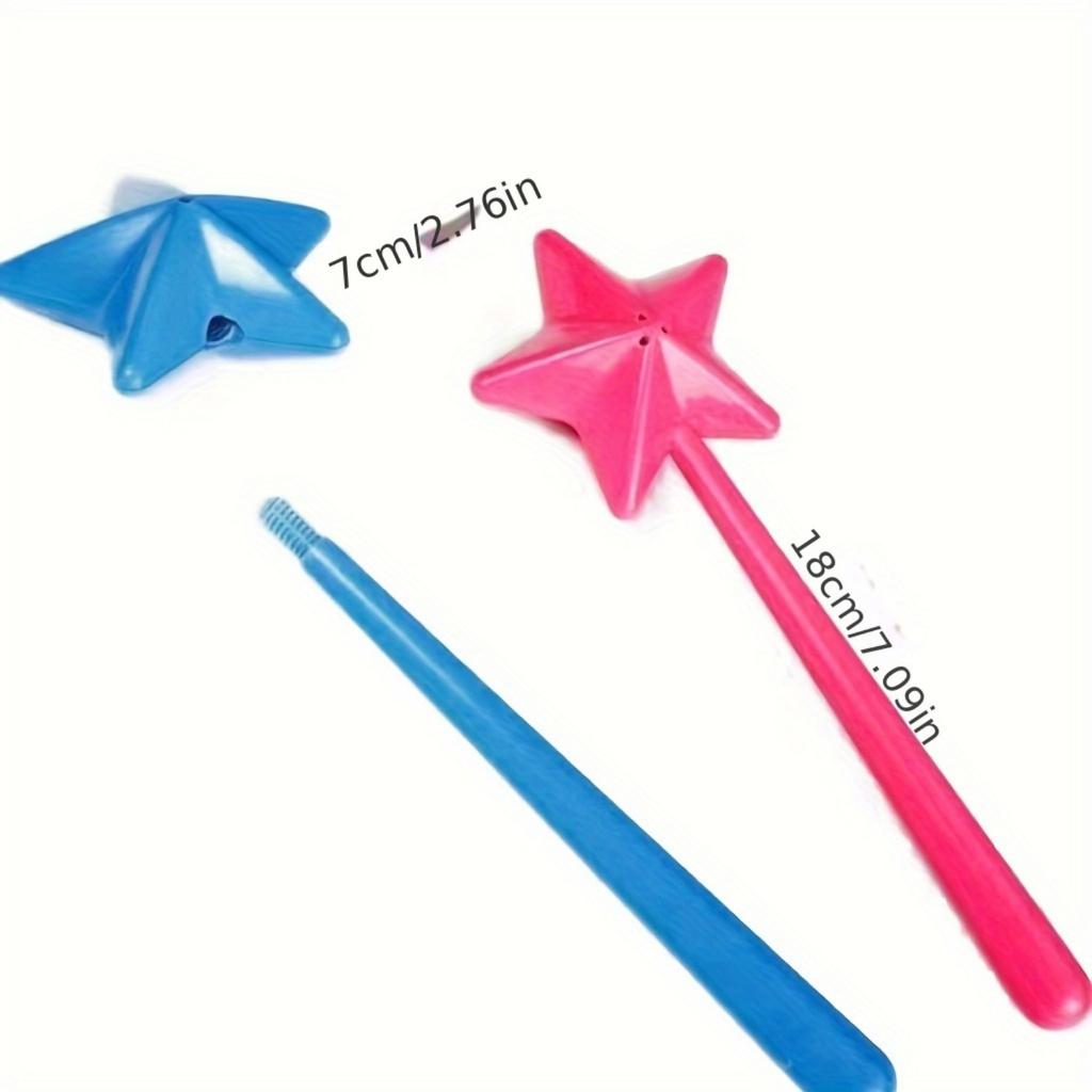 Солонка и перечница Magic Wand в форме звезды, набор пластиковых дозаторов для приправ
