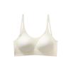 Big breasts show small U-shaped beautiful back underwear, women's no steel ring, double breasts, thin fixed cup, sexy big halter bra