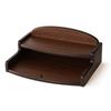 Murakami Craft Mini Buddhist Altar, Angel (Walnut), Main Unit Only, Perfect for Home Memorials and Personal Memorials. Modern, Mini Buddhist Altar,