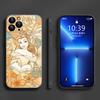 Белоснежка принцесса Жасмин черный силиконовый чехол для телефона для Apple iPhone 12 13 Mini 11 14 15 Pro Max 7 8 Plus X XR XS SE 2020 2022