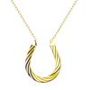 Lala Christie 18K Gold Horseshoe Necklace Women's (lp51-0023-yg)