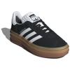 Новые женские кроссовки Adidas Gazelle Bold Черные с резиновой подошвой IE0876