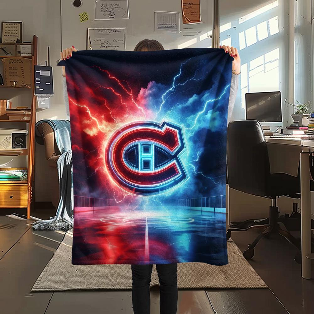 Montreal Canadiens2 Flannel Blanket, High quality Comfortable for All Seasons, Home Decor, Warmth and Comfort