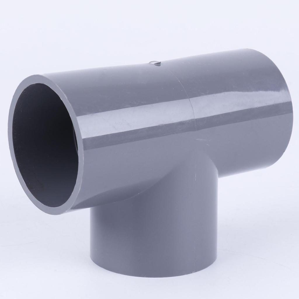 Thickened PVC Water Supply Pipe Fittings - Equal Diameter 20mm Tee Joint Plastic Accessories