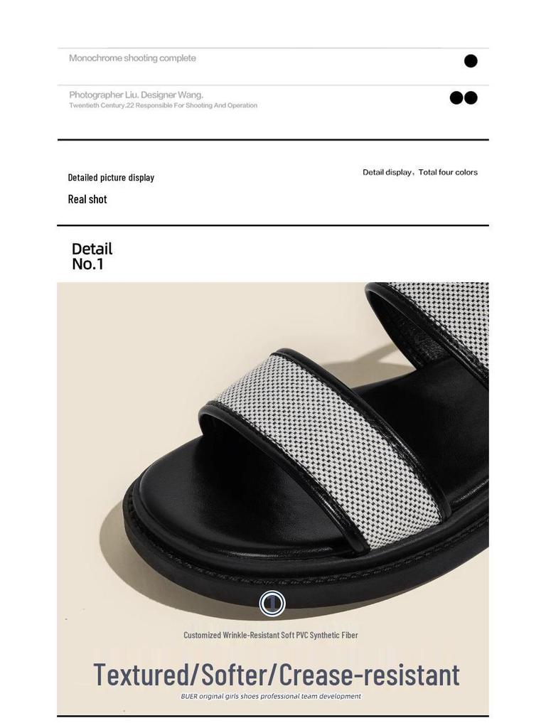 Женские суперкомфортные римские пляжные сандалии на одном ремешке - Летняя мода 2024