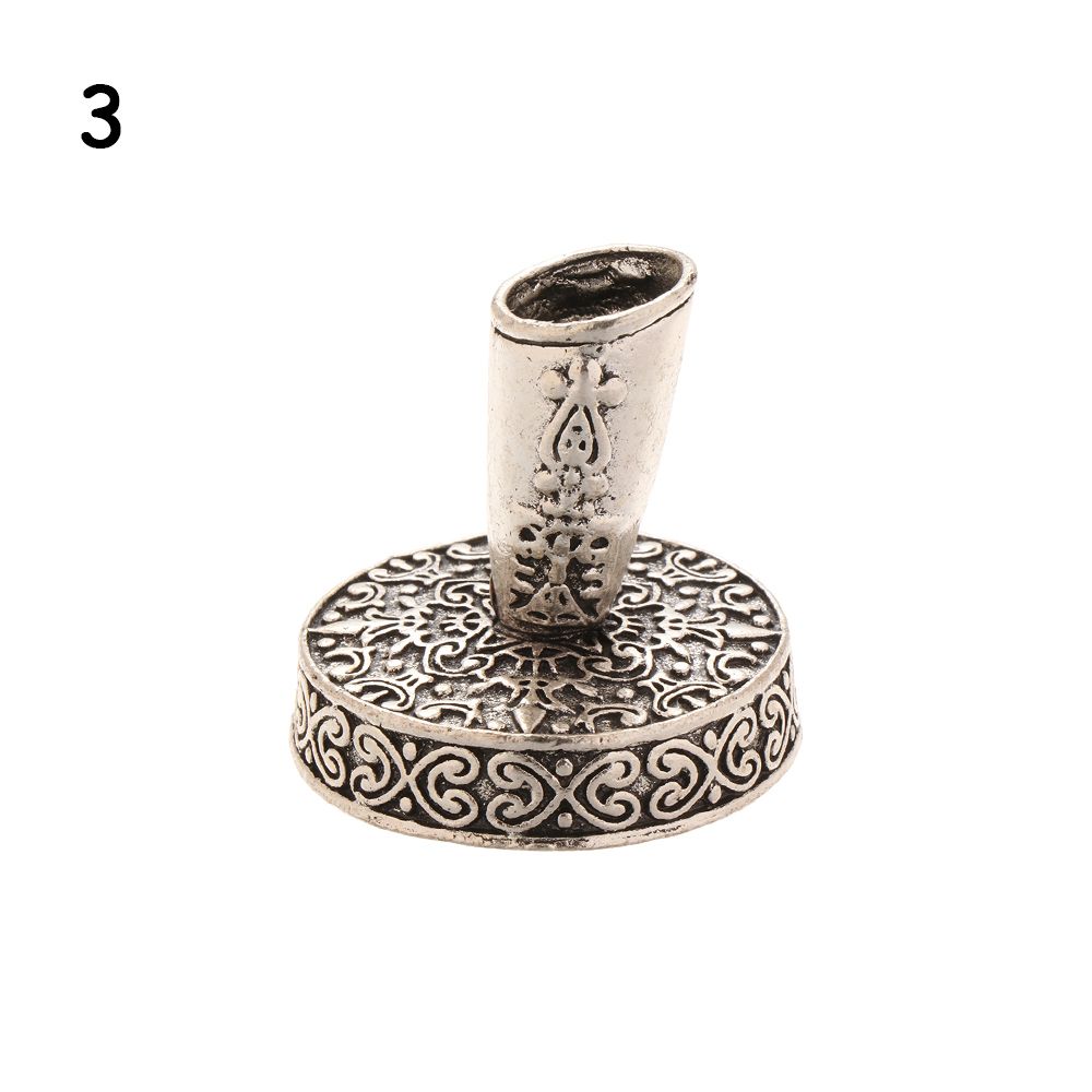 Desktop Organizer Round Base Writing Accessories Vintage Metal Pen Clips Pen Holder European Style