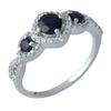 Silver Ring with Natural Sapphire 1.461ct (1987636) 2.91 Gr. 925 Samples