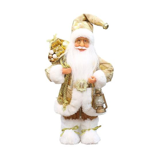 Санта Рождественское украшение 12-дюймовая фигурка ручной работы для елки, каминной полки, классический праздничный коллекционный подарок, рождественский праздничный настольный декор