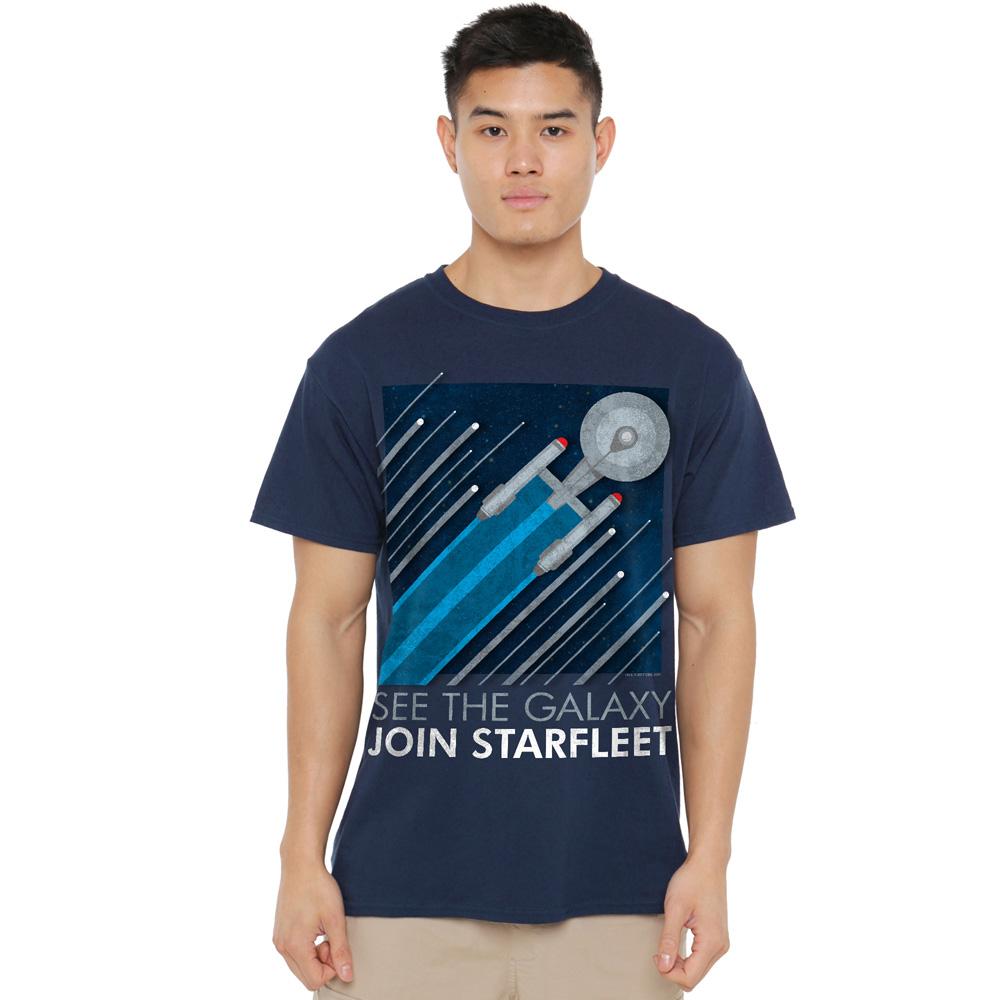Star Trek Mens Starfleet Recruitment Poster T-Shirt