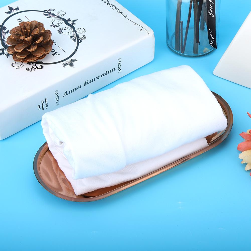 Нержавеющая сталь, скандинавский овальный поднос для полотенец, идеально подходит для закусок, косметики, ювелирных изделий(медь)