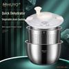 Ручная центрифуга для салата и фруктов из нержавеющей стали с функцией обезвоживателя овощей