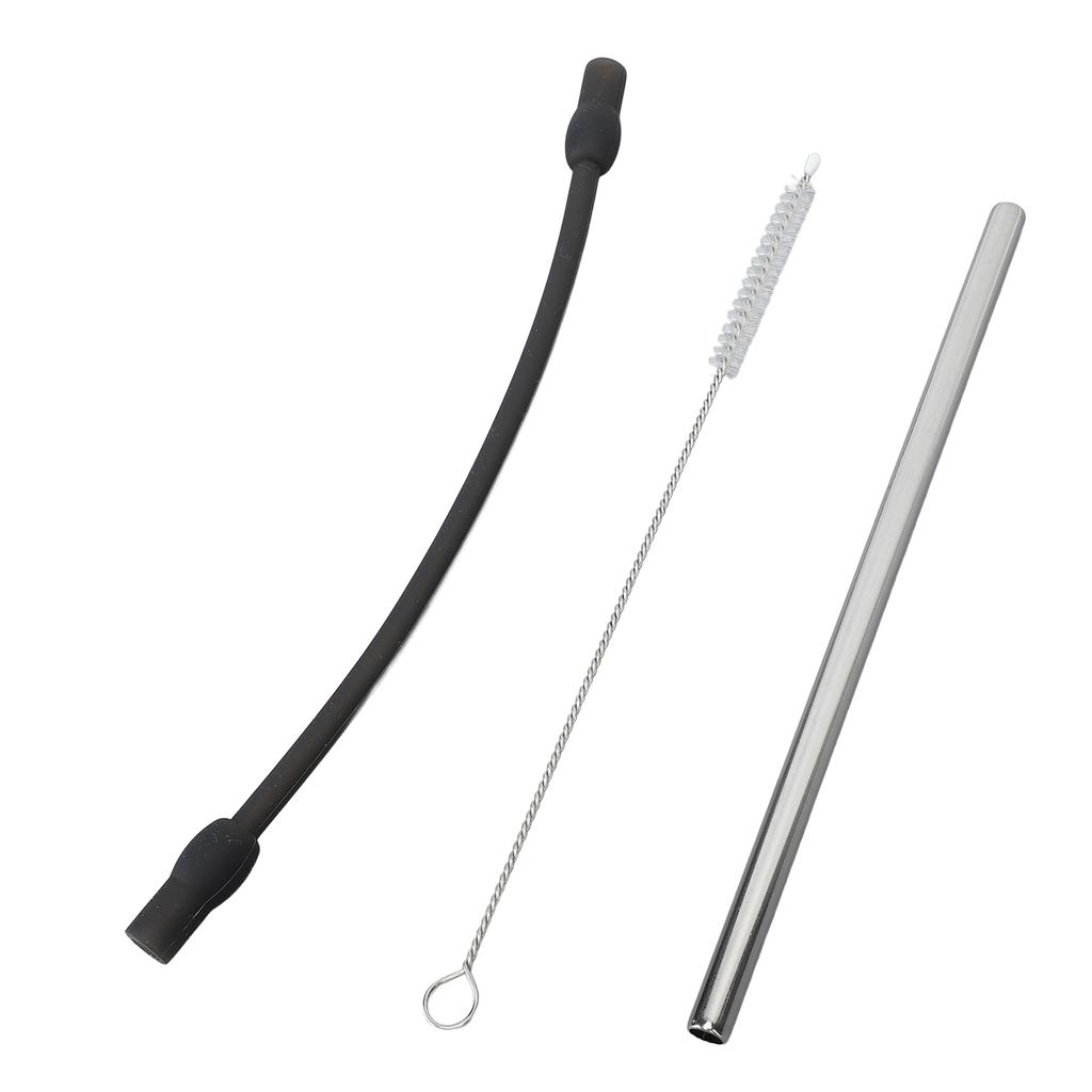 Сменная трубка для кофемашины из нержавеющей стали, силиконовый молочный шланг с чистящей щеткой для кофе