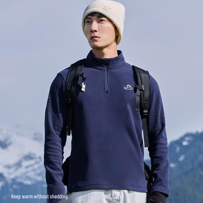 Pelliot Men's Outdoor Fleece Windproof Sports Jacket