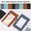 Leather Mini File Folder Portable Writing Pad High Quality Menu Covers  School Office