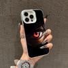 Anime Eyes Phone Case for iPhone 17 16 15 14 13 12 11 X XR XS Air Pro Max Plus White Colorful Silver Cover