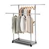 DEWEL Clothes Adjustable Wide X Deep X 100kg Weight Pipe Easy Convenient Storage Rack, 5-Tier Height, 82.5-158.2cm 41.5cm 89.5-157.5cm High, Capacity,