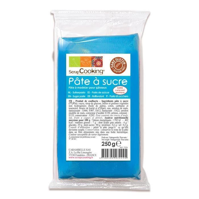 Blue Sugar Paste (vanilla) - 250 Gr