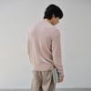 Men's Round Neck 100% Cashmere Long Sleeve Knit Sweater