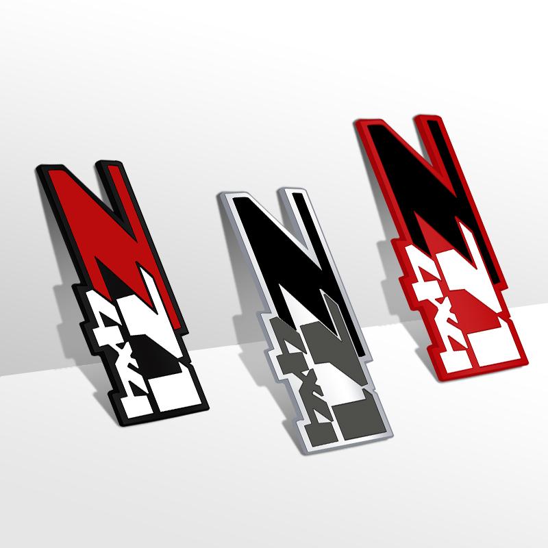 Auto Metal For Chevrolet Z71 4X4 Grille Logo Silverado Sierra Tahoe Suburban 1500 Chevy Camaro Aveo Trax Car Badge Trunk Sticker