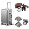 Luggage Wheel Luaggage Replacement Wheels Double Row Luggage Wheels Convenient Trolley Case Left & Right Swivel Wheels