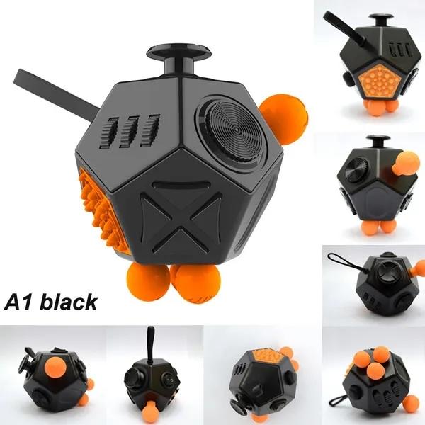Fidget Cube Release Stress Cube Stress Angst Weiches Material Druckentlastendes Spielzeug für Erwachsene und Kinder Geschenkidee