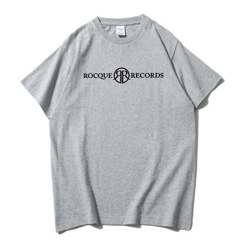 Rocque Records Футболка BIG TIME RUSH Печать Футболки Короткий Рукав Хлопок Летняя Футболка для Мужчин Унисекс Уличная Одежда Гранж Мужская Рубашка
