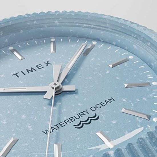 TIMEX Waterbury Ocean 37MM TW2V33200 Унисекс Кварцевые Синие Экологичные Часы