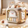 Baby Activity Cube Cute Cartoon Animal Activity Play Cube With Music Sensory Toys Gifts For Toddlers Ages 0-3