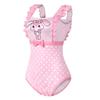 LittleForBig Women's Tank Top Pajamas with Ruffles and Bows, Bunny Design, Smooth and Silky Texture, Size M