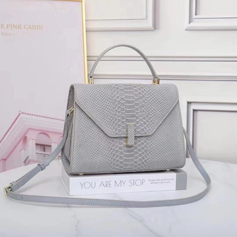 Легкая роскошная женская сумка с крокодиловым принтом из натуральной кожи с высококачественной текстурой, модная простая сумка через плечо на одно плечо