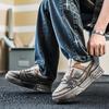 Классические модные синие мужские спортивные кроссовки дышащие кожаные туфли кроссовки мужские повседневные кроссовки на платформе мужские Zapatillas Hombre