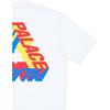 Palace P-3D Футболка унисекс Топы белые P12TS030