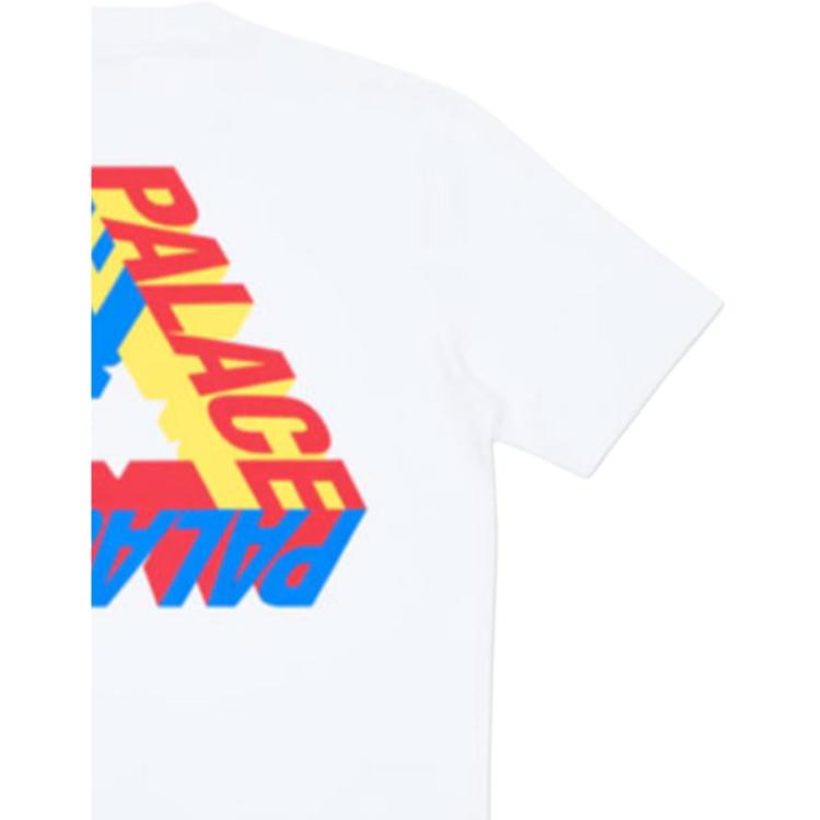 Palace P-3D Футболка унисекс Топы белые P12TS030