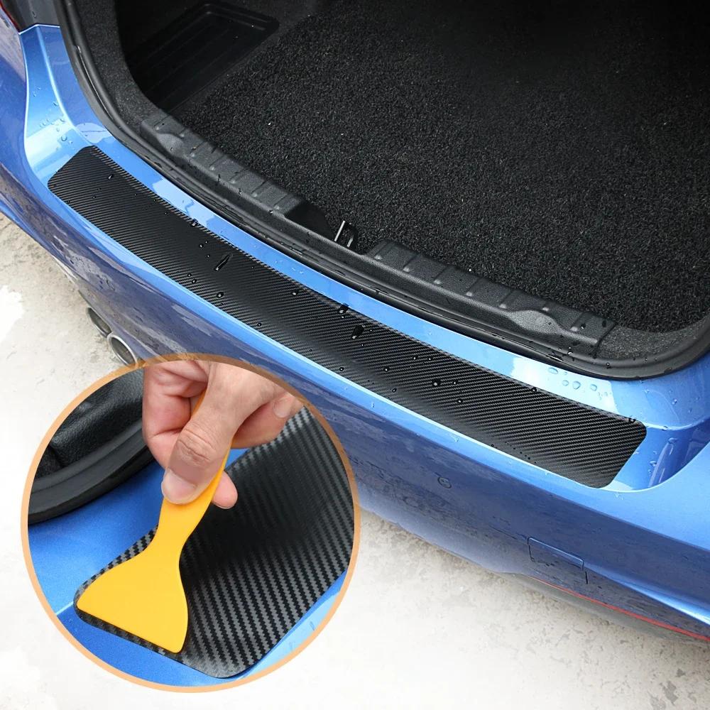 Carbon Fiber Car Door Sill Scratch Protection Sticker Threshold Tape for Cadillac CTS DTS STS XTS ATS BLS SLS Deville CT6 XT5