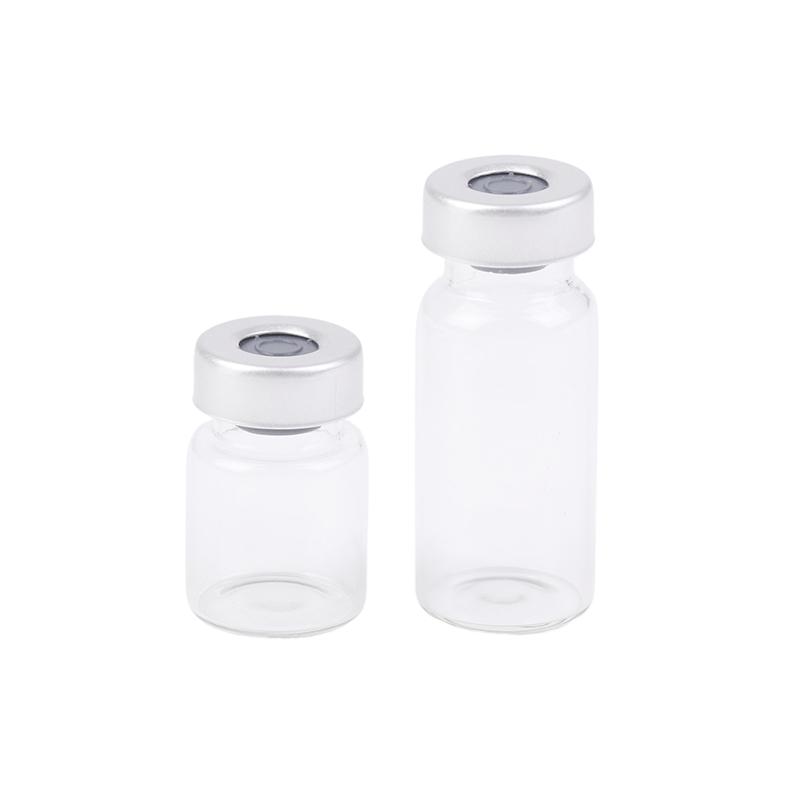 10 Pack 5/10/20Ml Sealed Sample Vials Transparent Glass Vials With Self Healing Injection Port